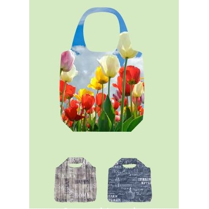 Opvouwbare, gerecycleerde boodschappentas