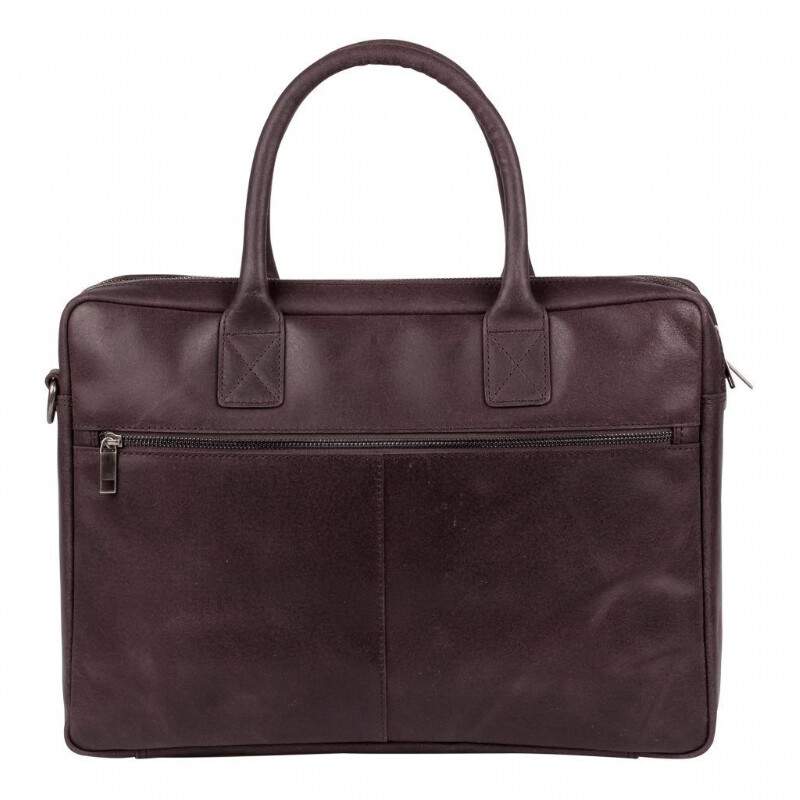 Luxe leren laptoptas 15inch