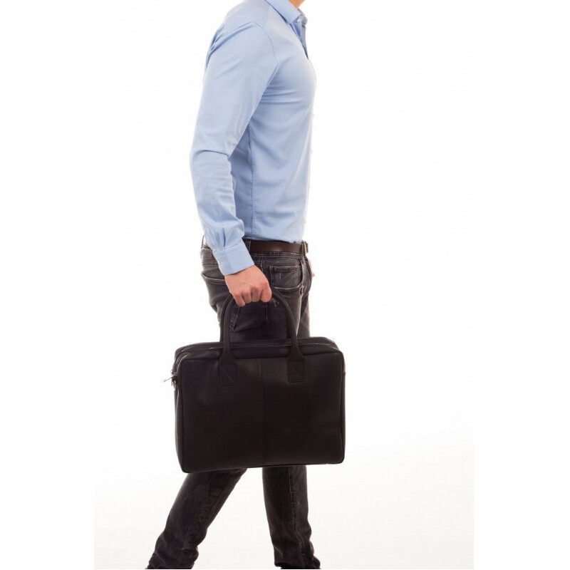 Luxe leren laptoptas 15inch