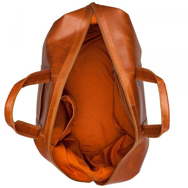 Luxe lederen weekendtas