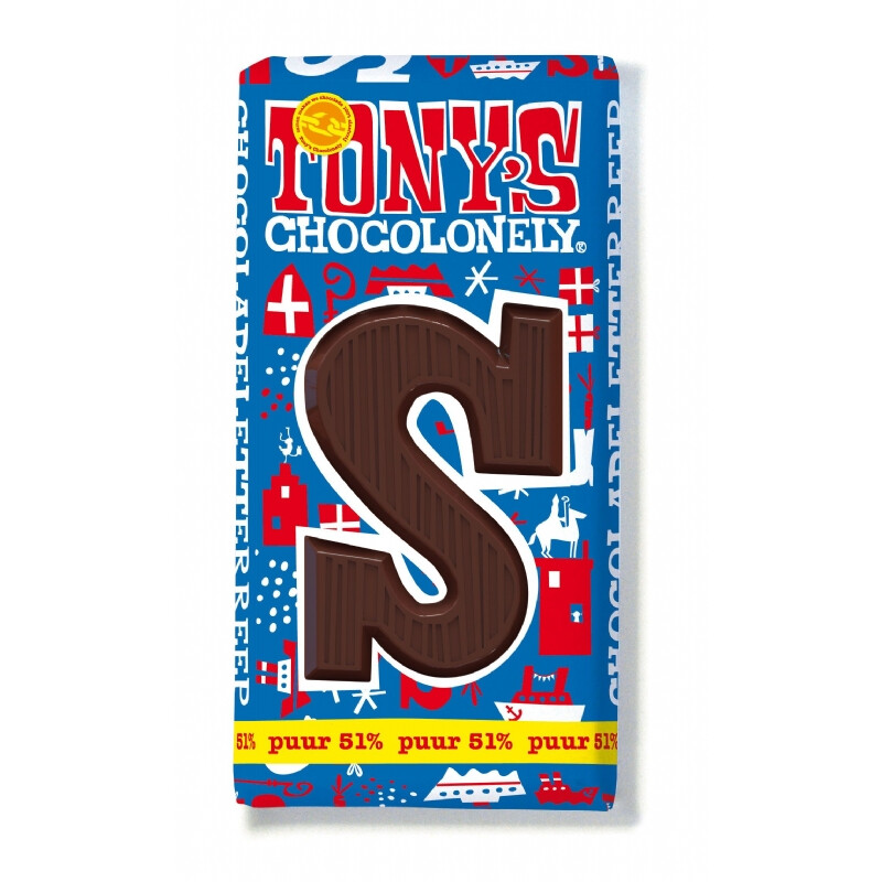 Tony's Chocolonely chocoladeletters