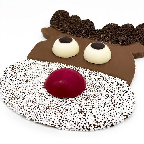 Happy Rendier van chocolade