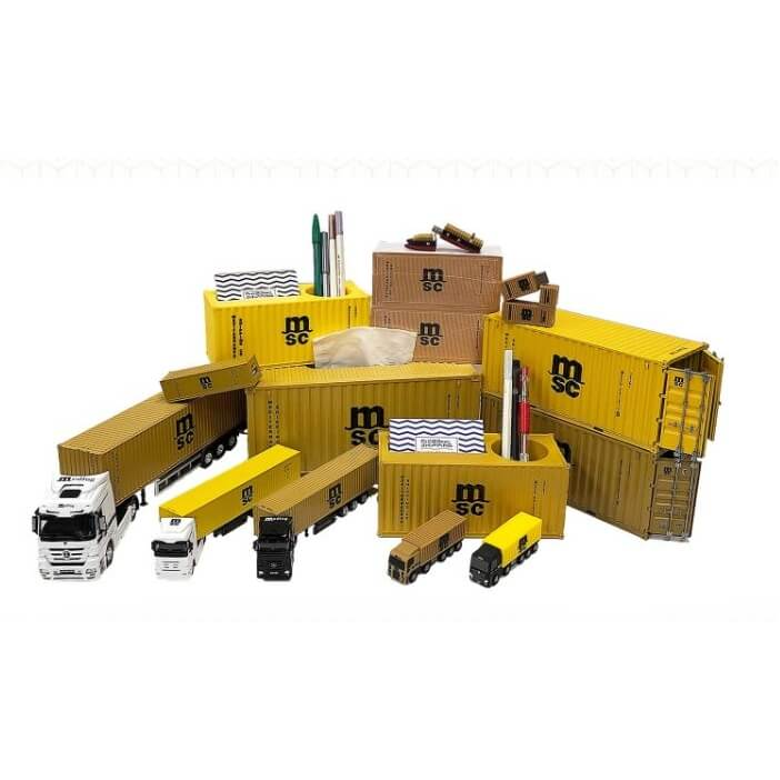 Relatiegeschenken met als thema containers