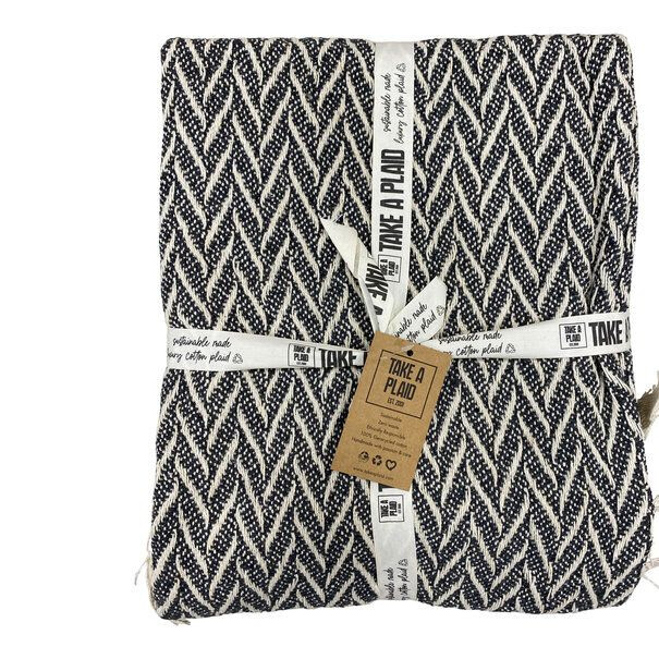 Eerlijke duurzame plaids gemaakt van gerecycled katoen