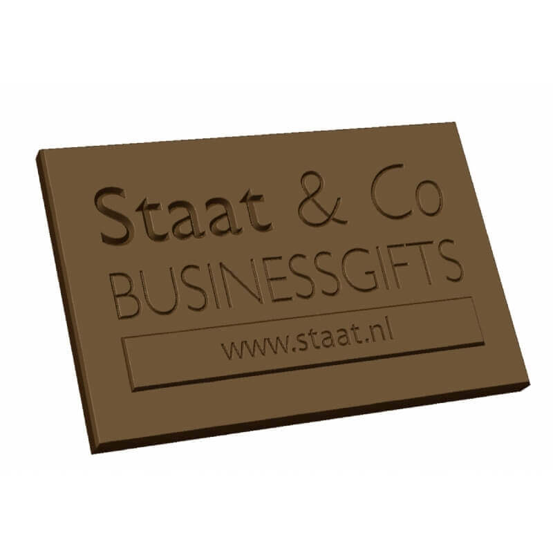 Chocoladereep met logo