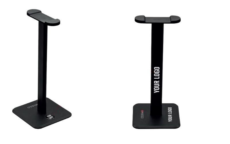 Koptelefoonstandaard met logo