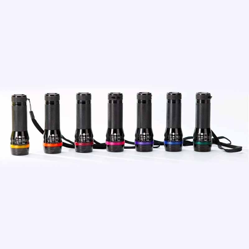 Handige set met een zaklamp en multitool