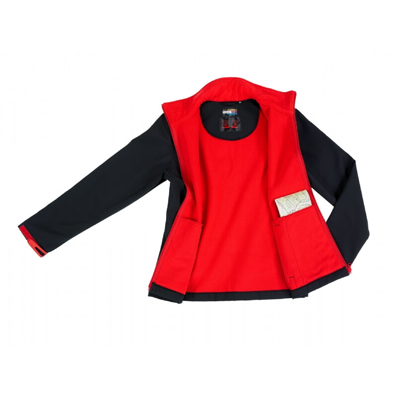 Softshell jas vrouwen met kleurige accenten