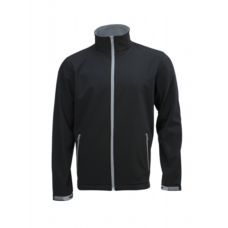 Softshell jas Mannen met kleurige accenten
