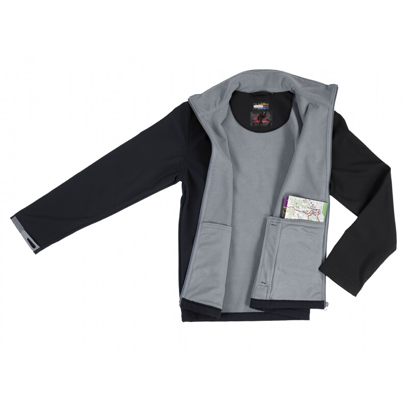 Softshell jas Mannen met kleurige accenten