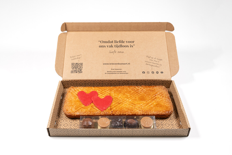 Brievenbustaarten als geschenk