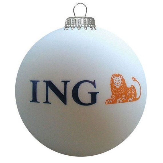 Kerstbal met logo