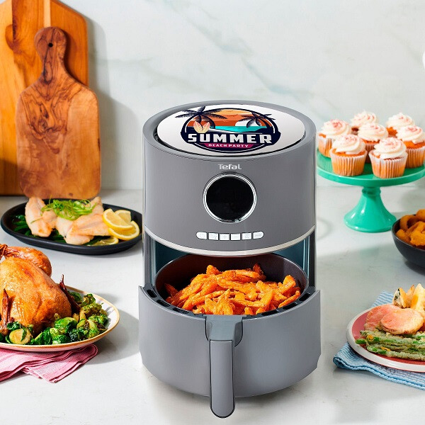 Airfryer met logo