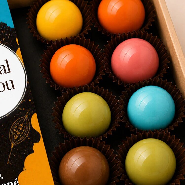 Gepersonaliseerde bonbons in eigen stijl