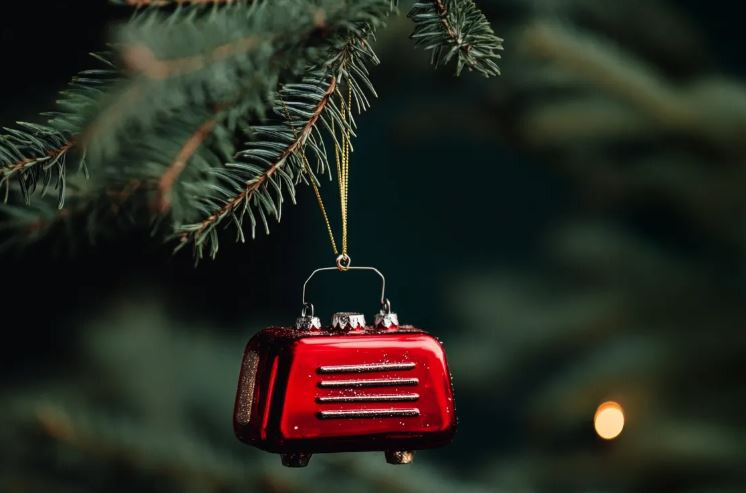 Kerstbal in eigen vorm 