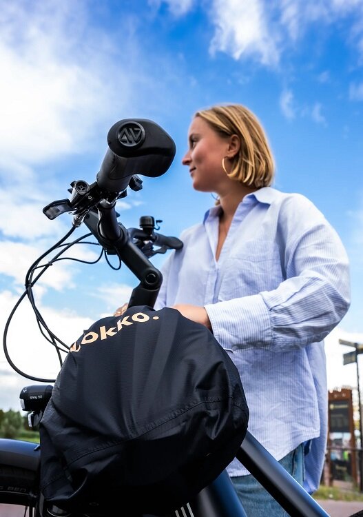 Fietshelmtas met geïntegreerd slot