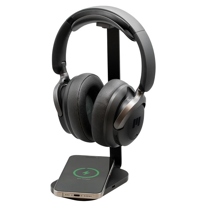 Koptelefoonstandaard met logo