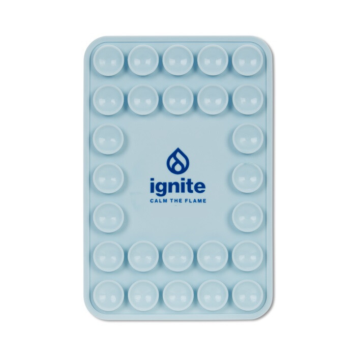 Siliconen zuignap telefoonhouder met logo