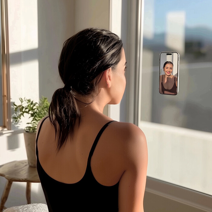 Siliconen zuignap telefoonhouder met logo