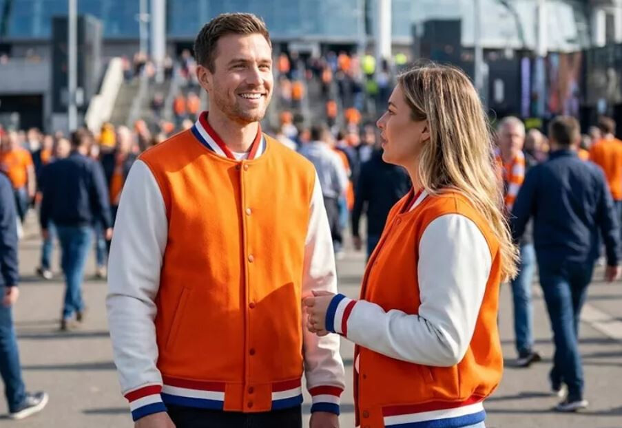 Varsity jacket in eigen stijl