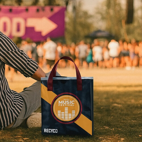 Statiegeldtas met logo