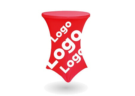 Statafel in combinatie met een statafelrok