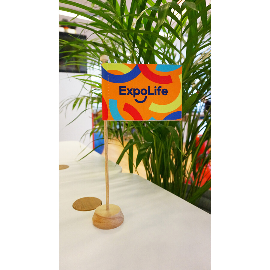 Tafelvlaggen, tafelbanieren en mini beachvlaggen met logo bedrukken