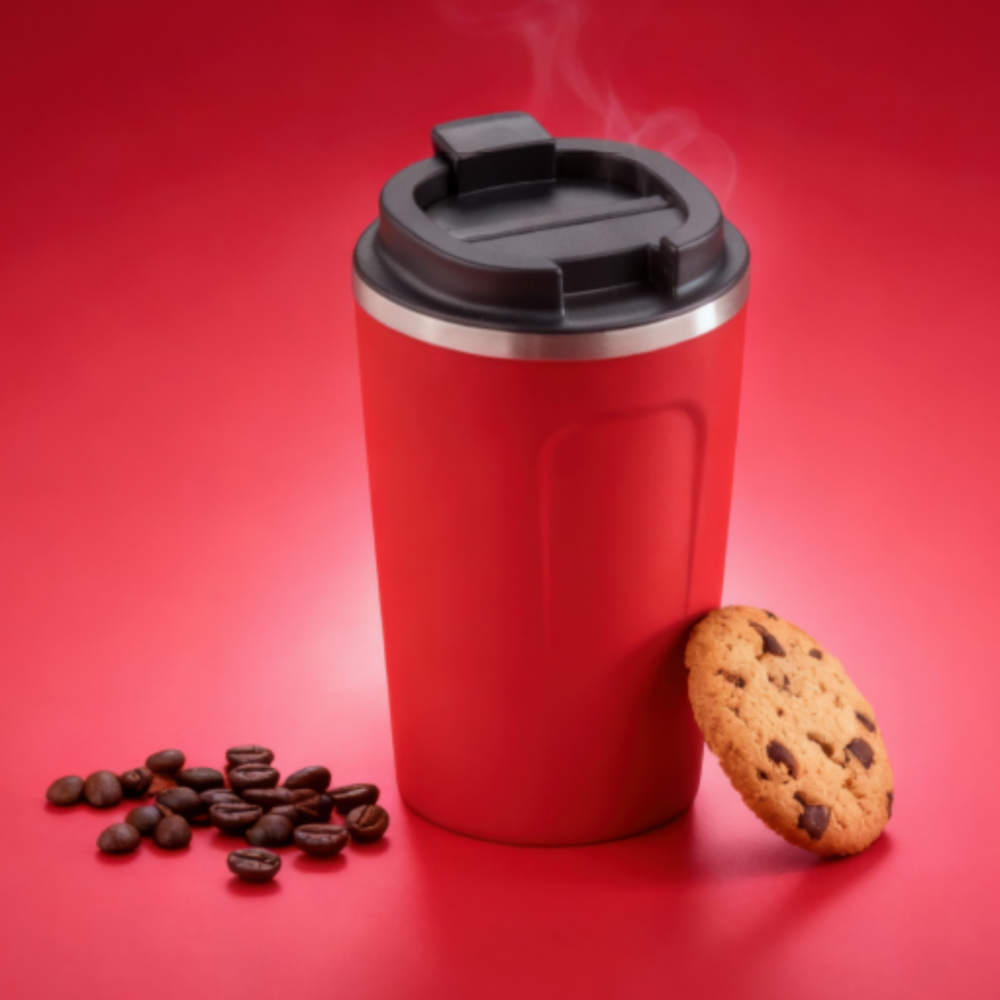 Hippe koffiebeker in mooie kleuren